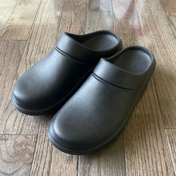 Oofos Oocloogs Black Clogs 7 9 - Picture 3 of 3